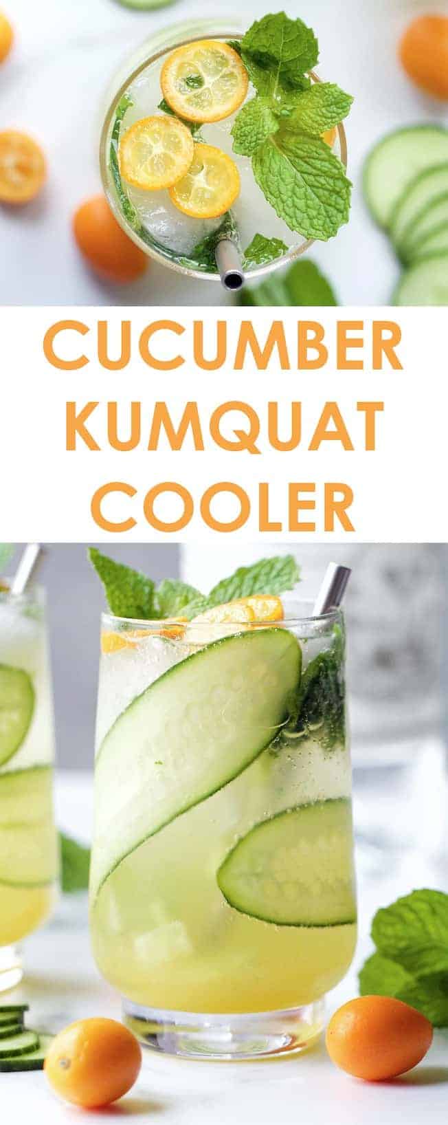 Cucumber Kumquat Cooler - Peanut Butter and Fitness