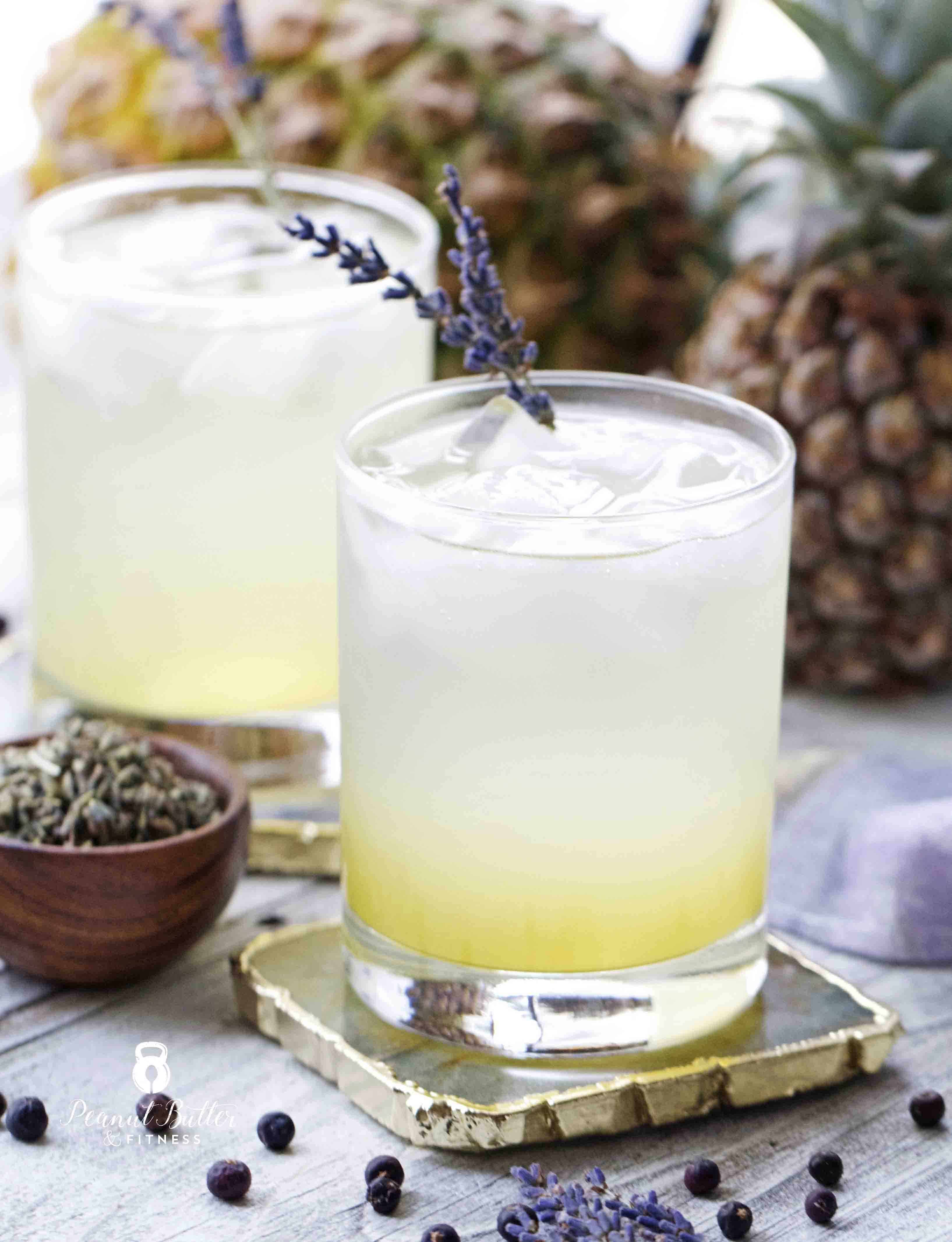 Pineapple Lavender Gin & Tonic