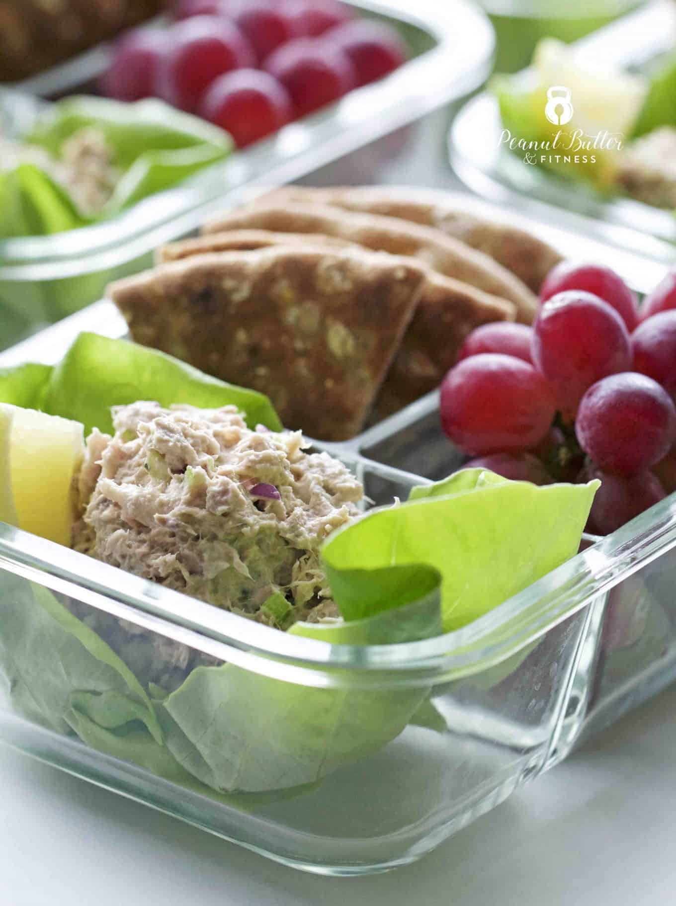 Tuna Salad Meal Prep Peanut Butter and Fitness