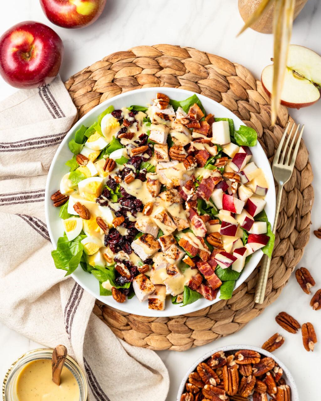 Harvest Cobb Salad - Peanut Butter and Fitness