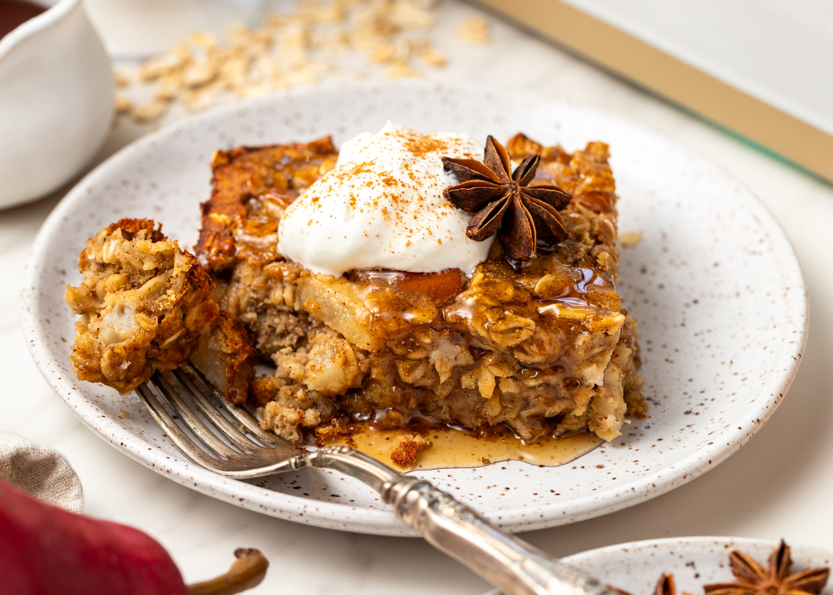 Chai & Pear Baked Oatmeal
