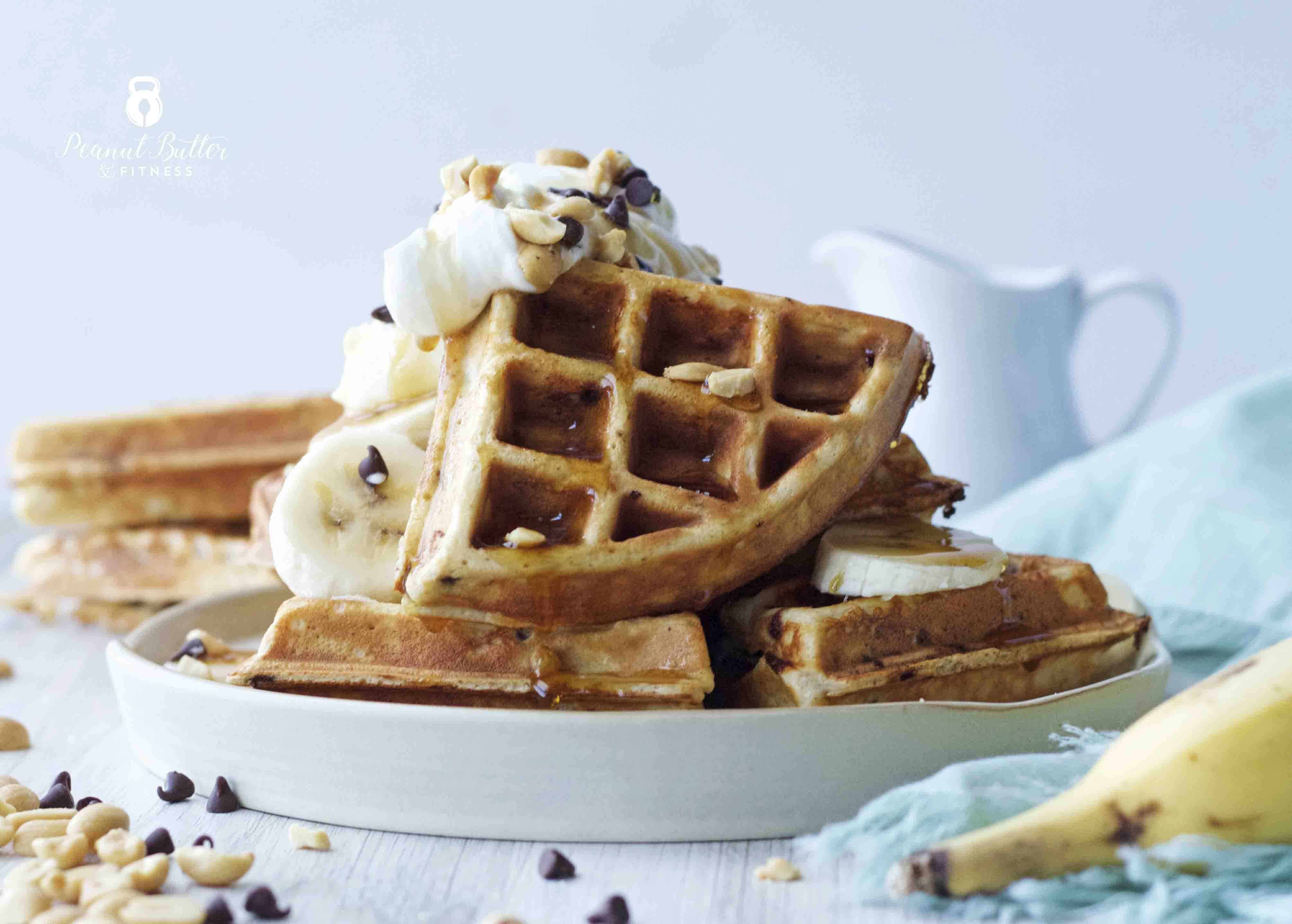 Chocolate Chip Protein Waffles