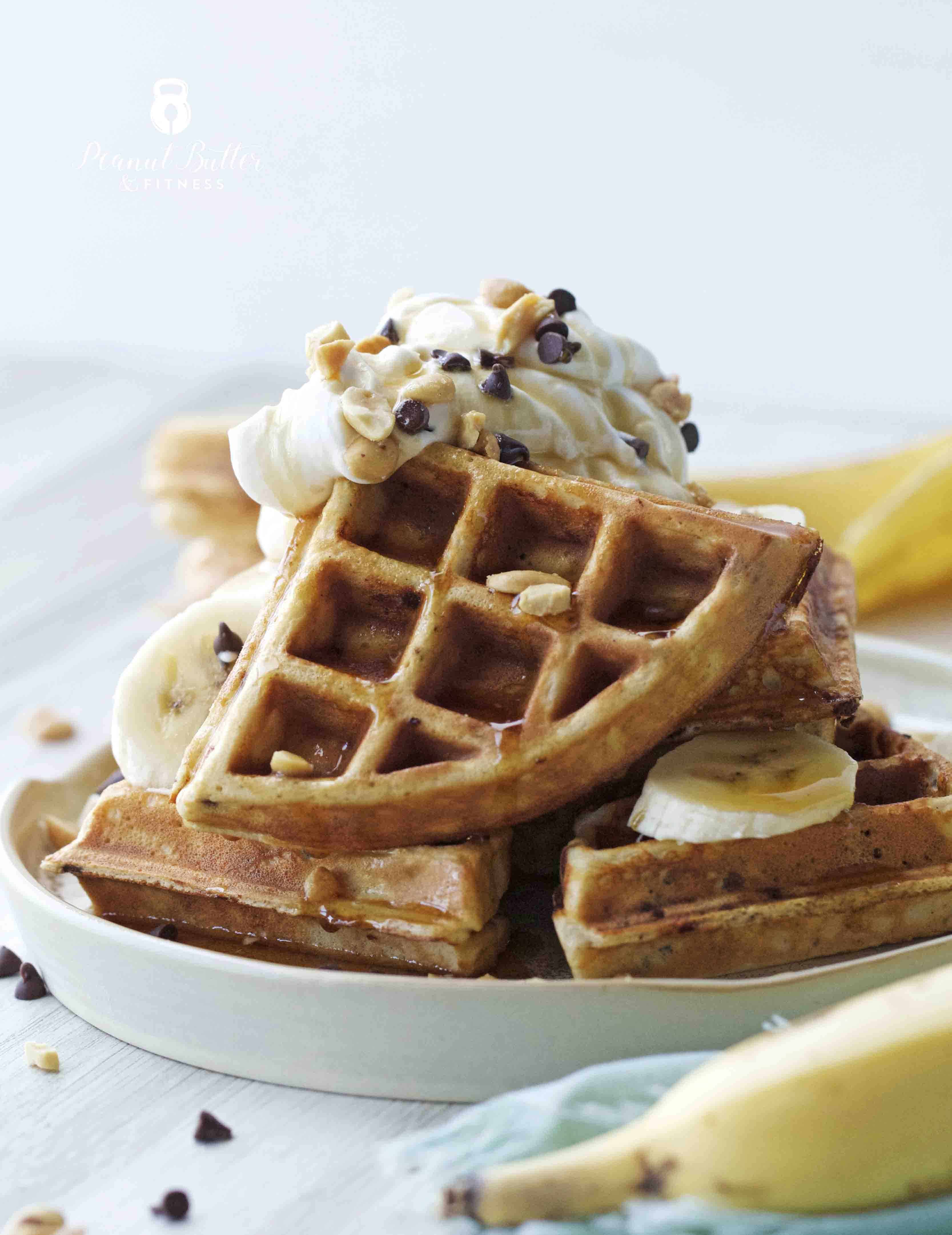 Chocolate Chip Protein Waffles