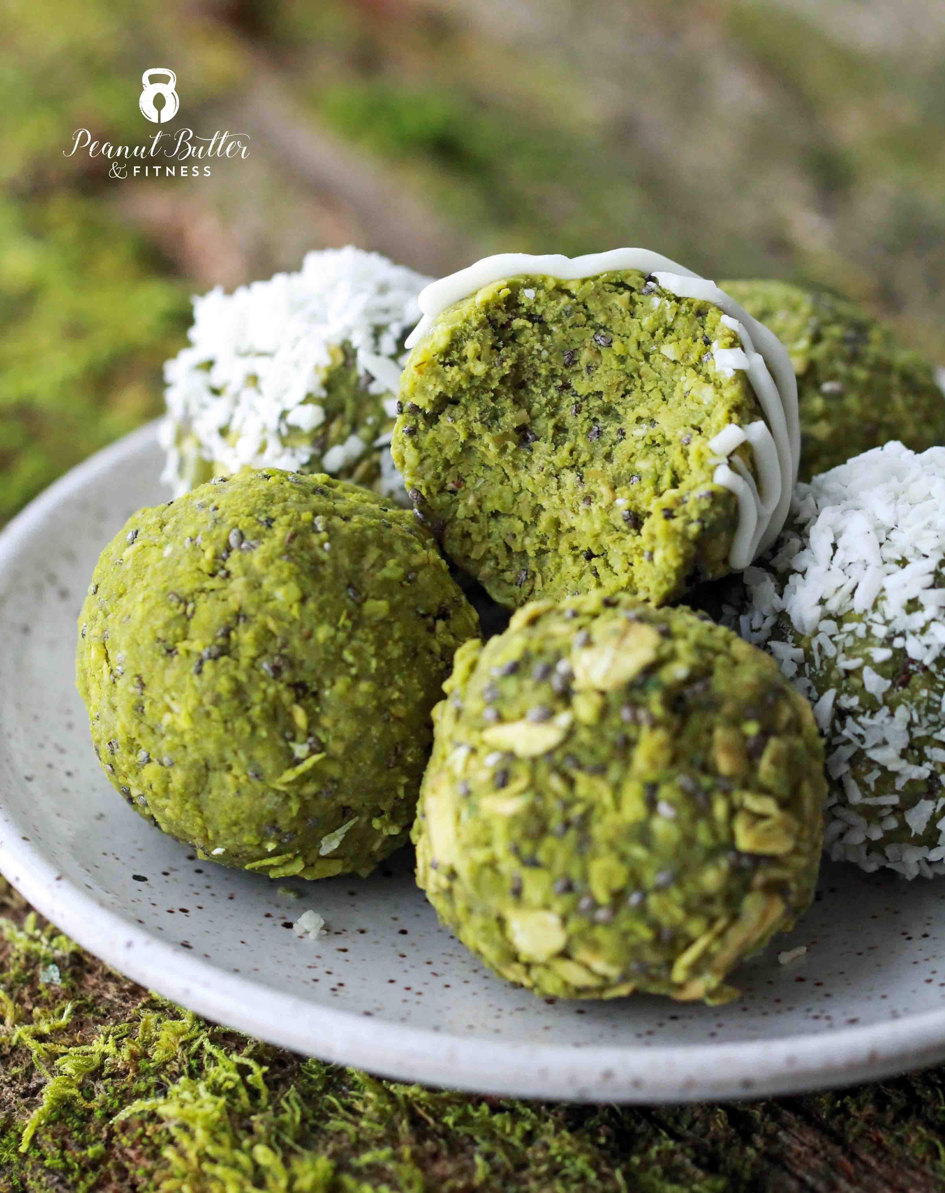 Matcha Coconut Energy Bites