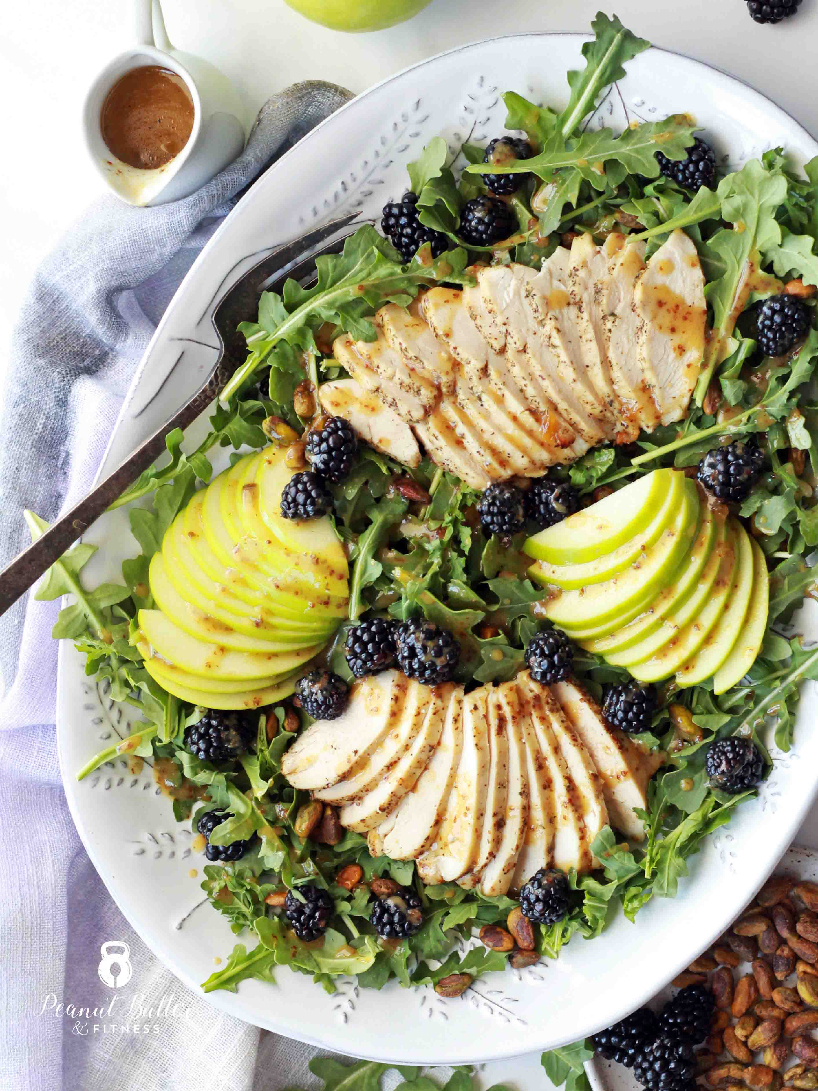 Blackberry Arugula Chicken Salad