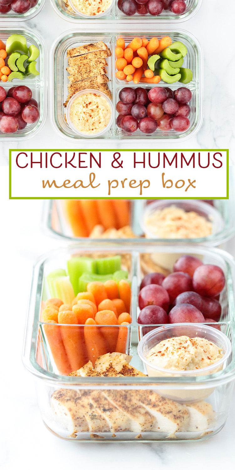 Chicken & Hummus Meal Prep {Make Ahead Meal} - FeelGoodFoodie