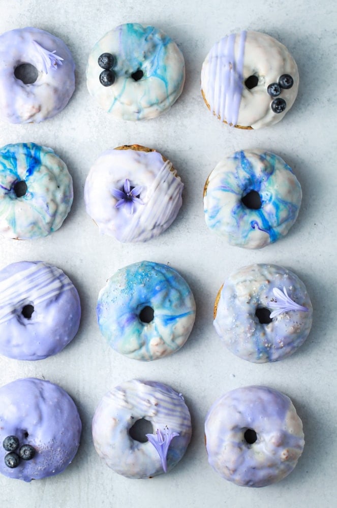 Blueberry Protein Donuts