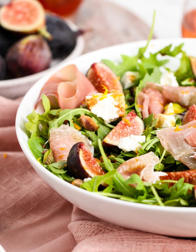 Fig & Prosciutto Salad Peanut Butter and Fitness