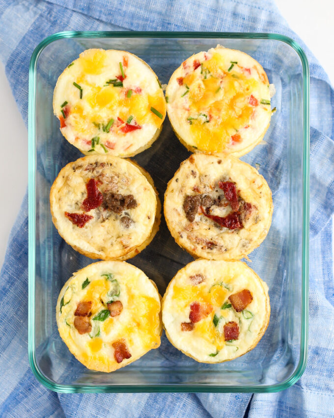 Egg White Muffins 3 Ways Peanut Butter and Fitness