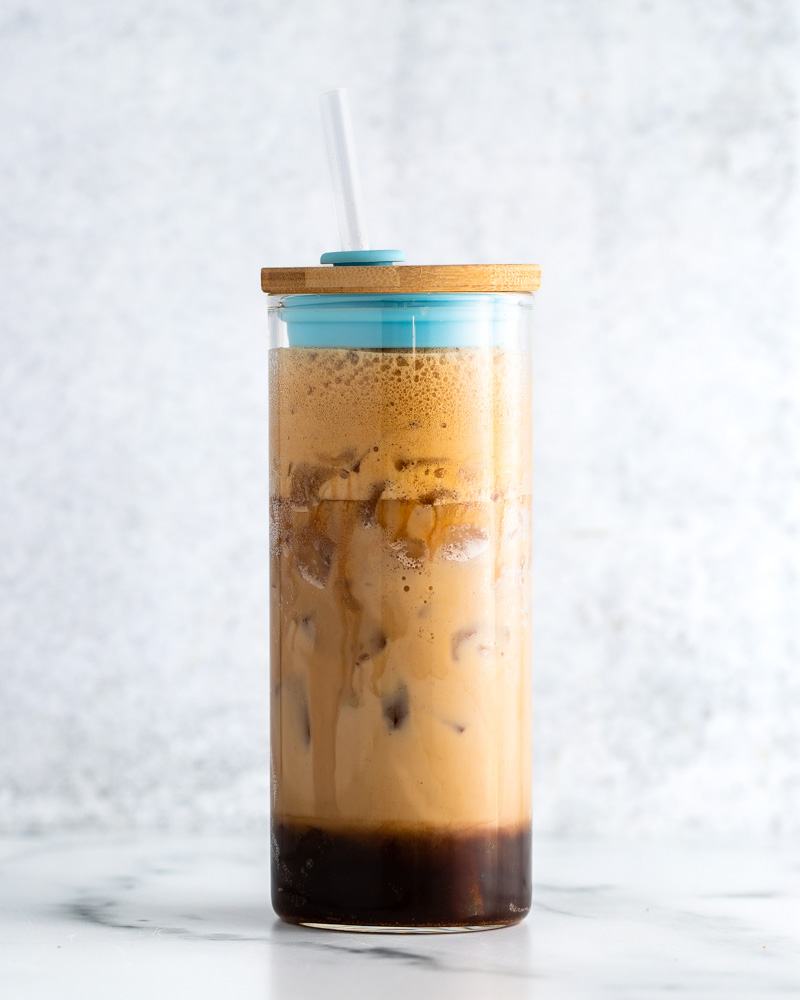 Macro-Friendly Iced Brown Sugar Shaken Espresso