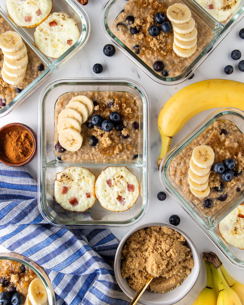 Bento Breakfast Meal Prep - Peanut Butter and Fitness