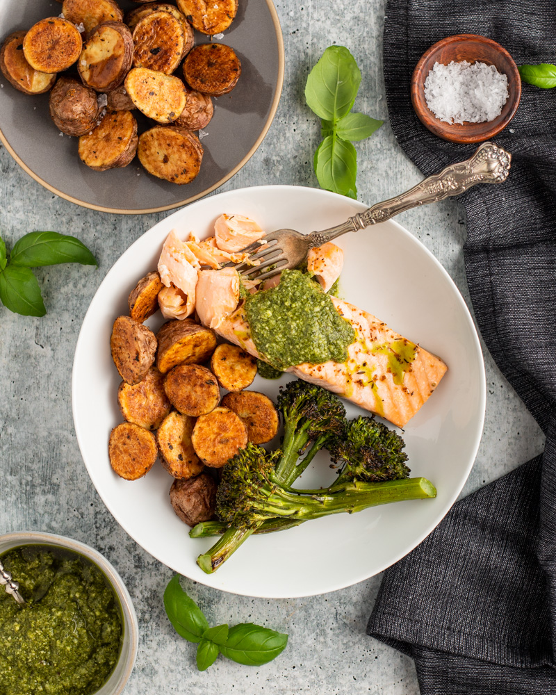 Sheet Pan Salmon Dinner