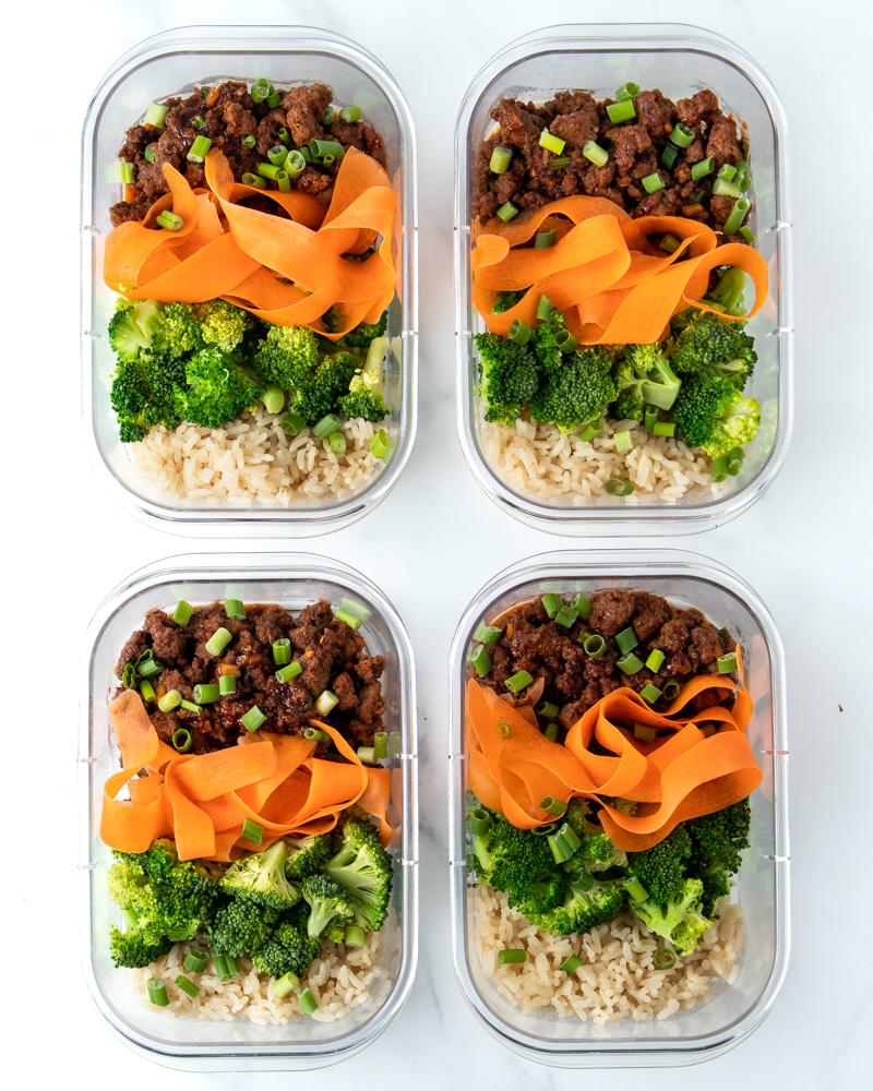 Korean Beef Meal Prep Bowls