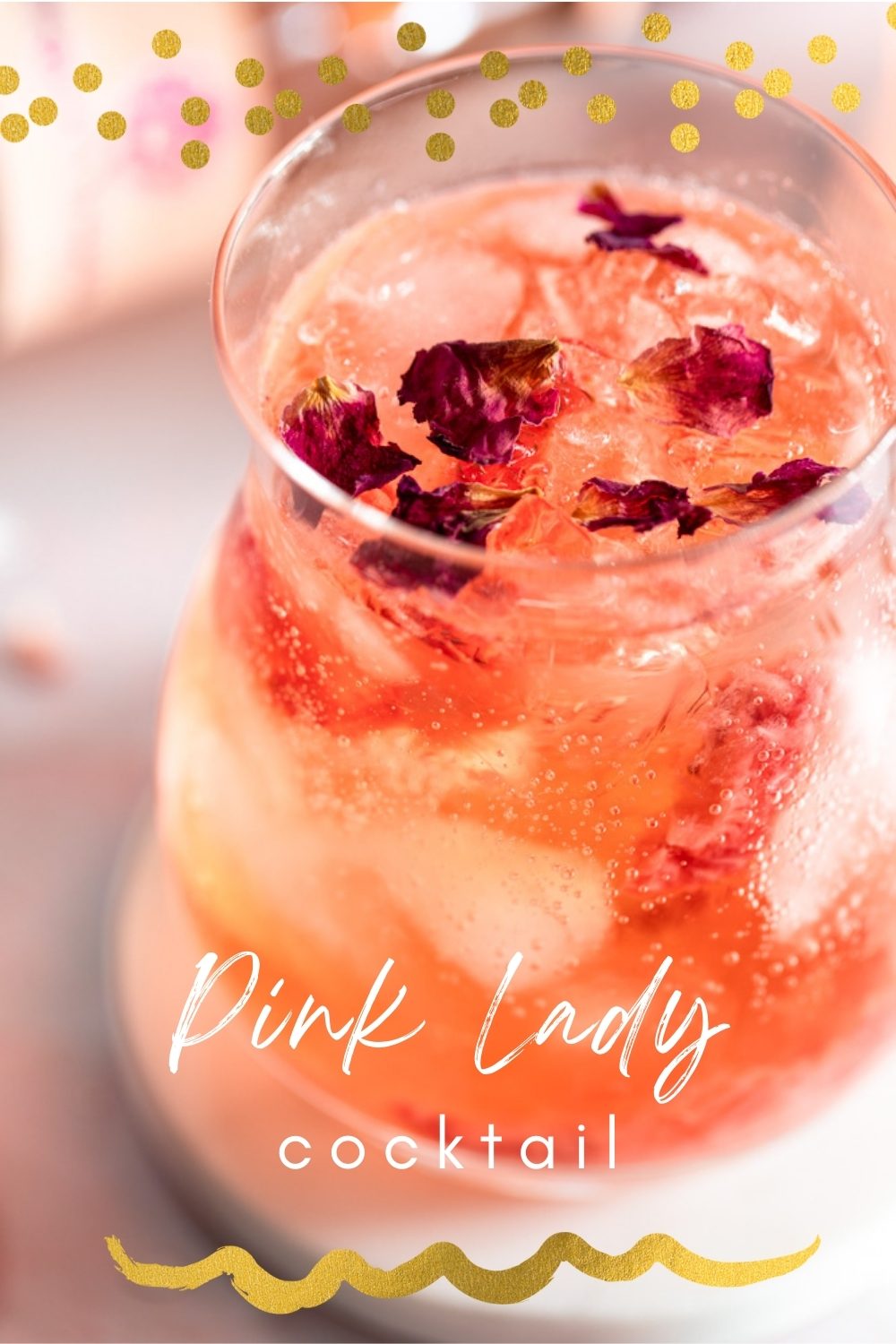 Pink Lady Cocktail - Howe We Live