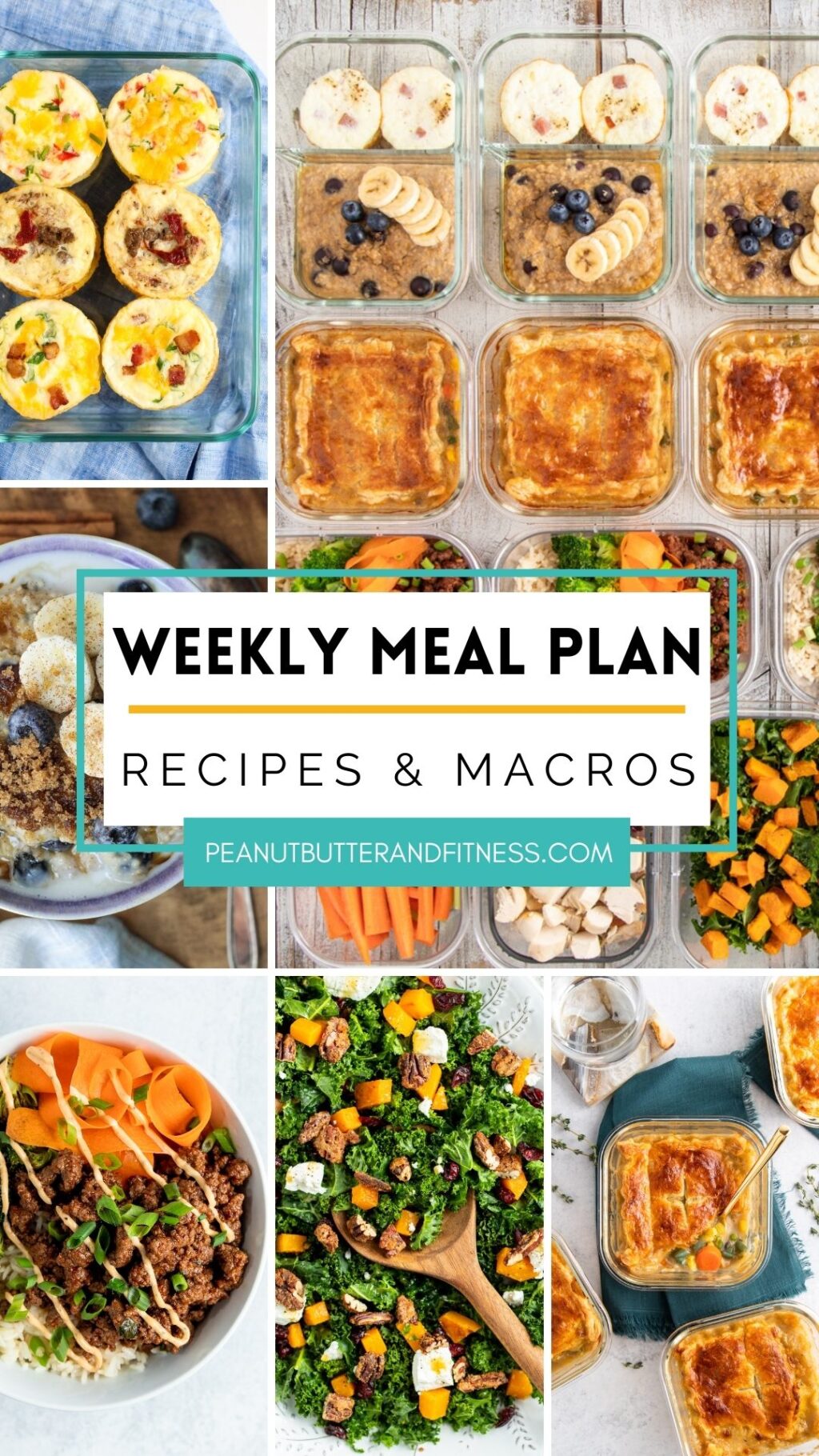 Meal Prep - Week of February 20th, 2022 - Peanut Butter and Fitness