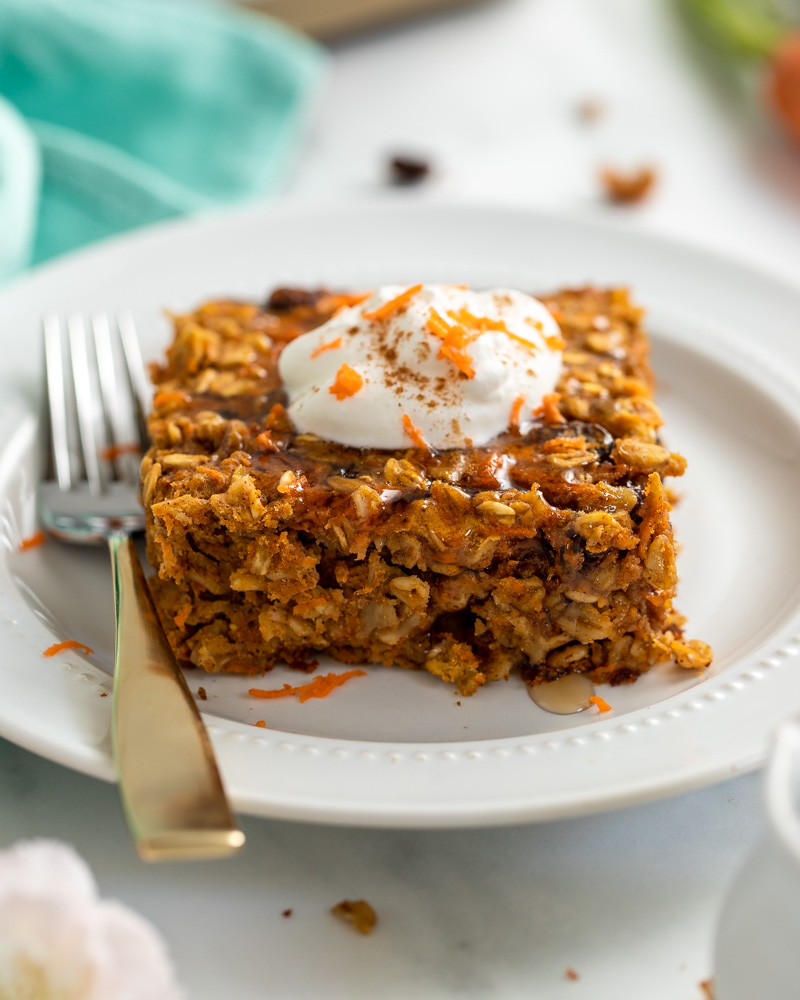 Carrot Cake Baked Oatmeal