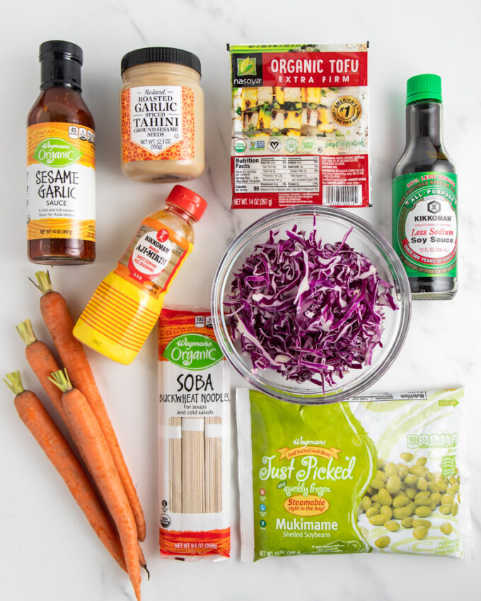 Sesame Soba Noodle Bowls Peanut Butter and Fitness