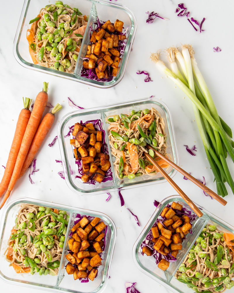 Sesame Soba Noodle Bowls