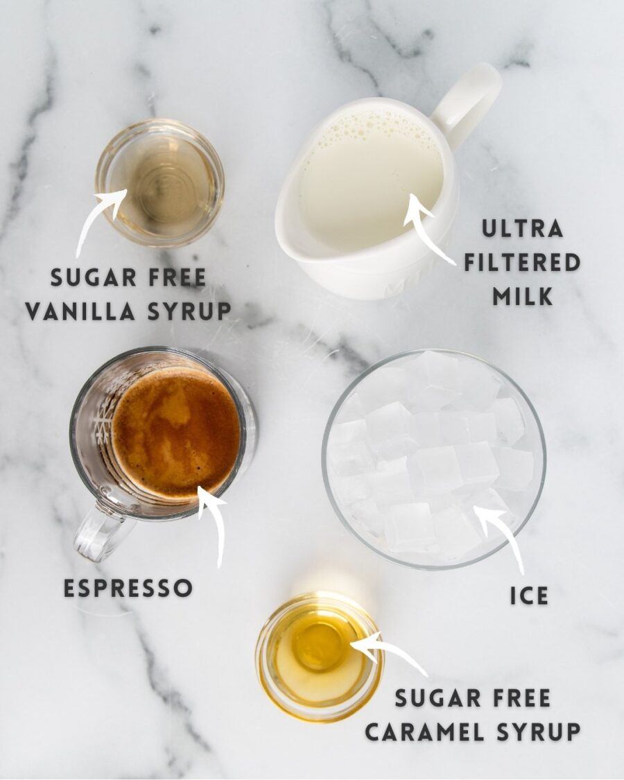 MacroFriendly Iced Caramel Macchiato Peanut Butter and Fitness