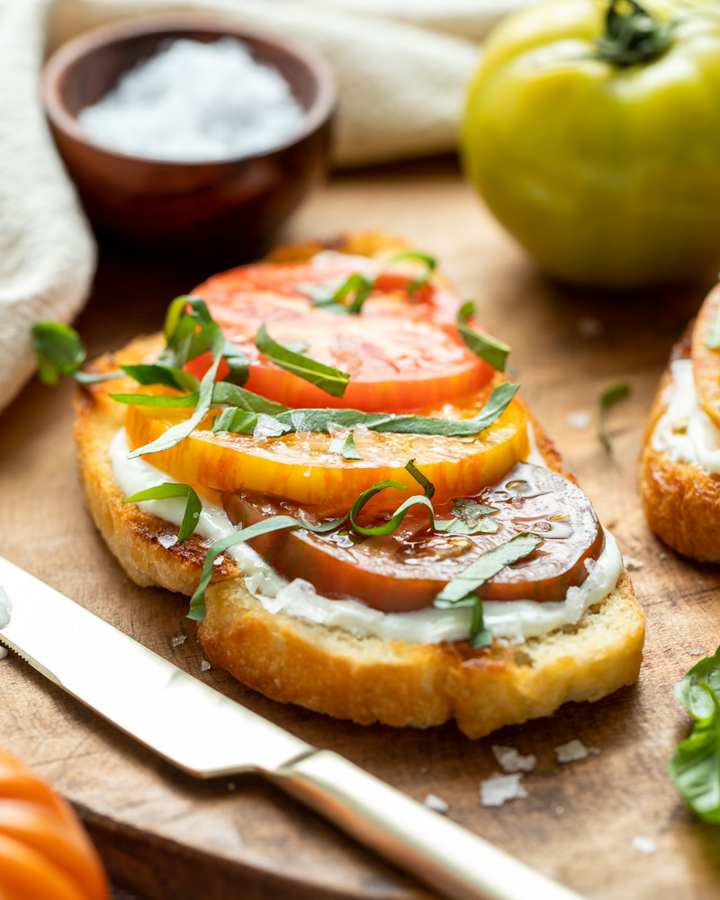 Heirloom Tomato & Whipped Feta Toast