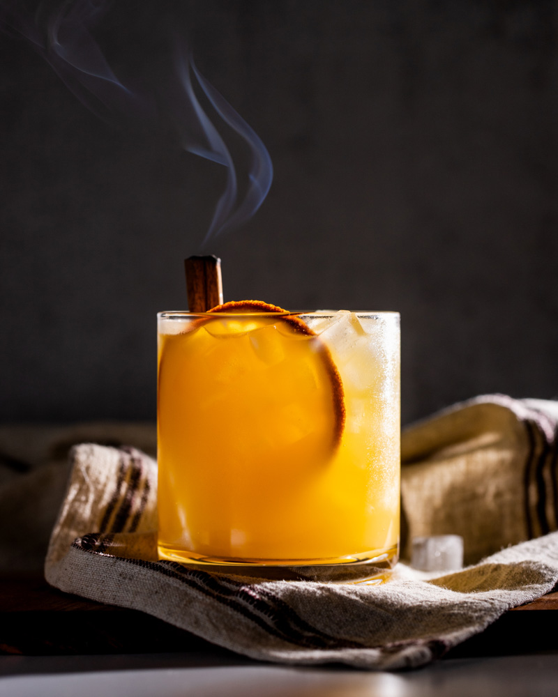 Smoky Harvest Cocktail