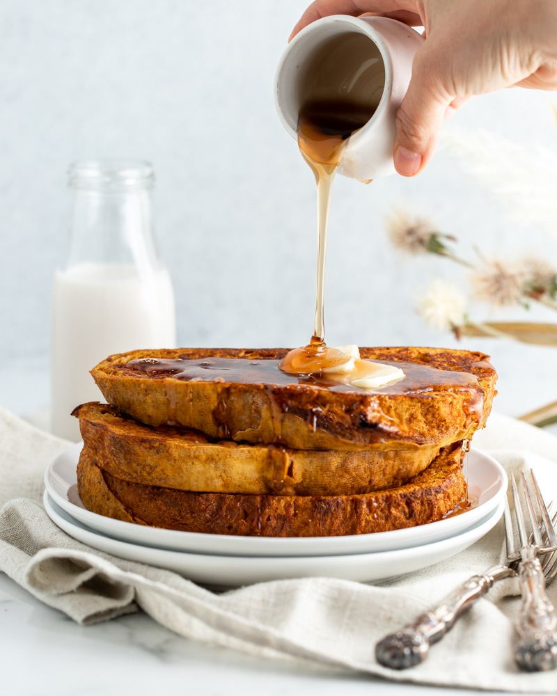 Pumpkin Bourbon French Toast