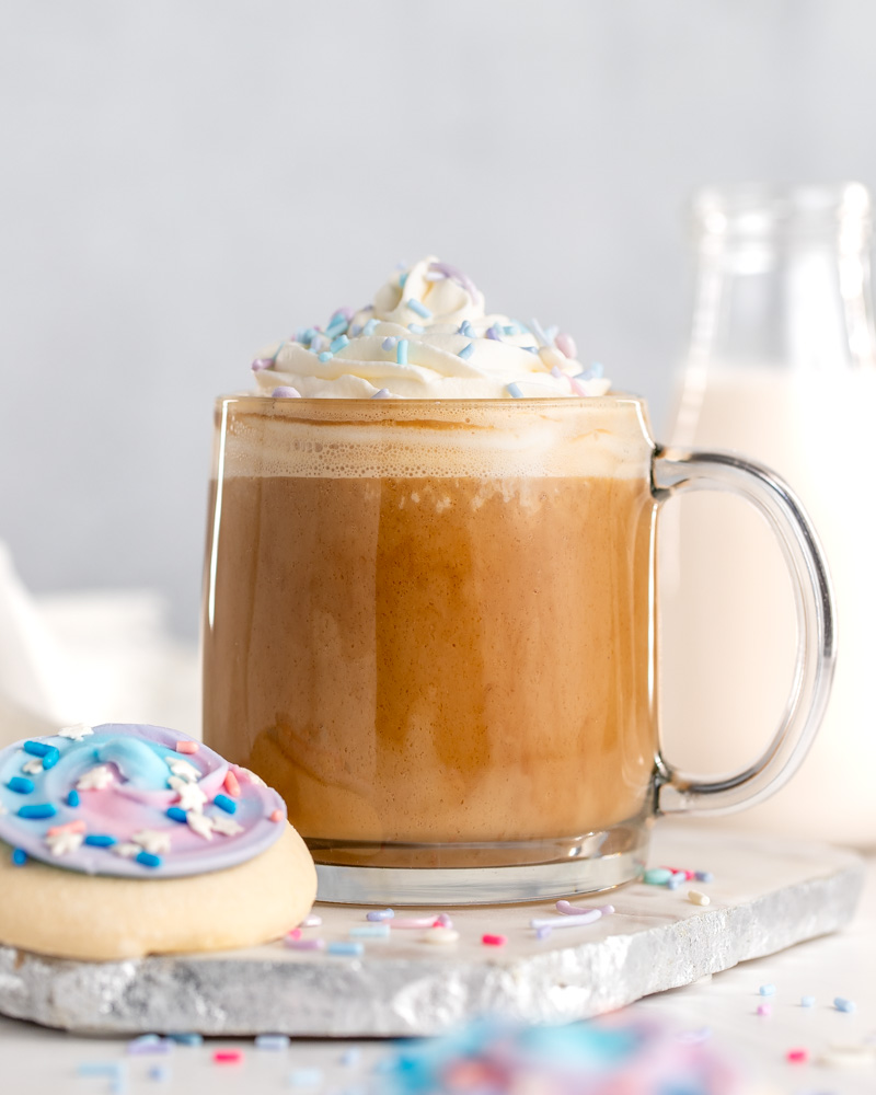 High Protein Sugar Cookie Latte (Hot or Iced)