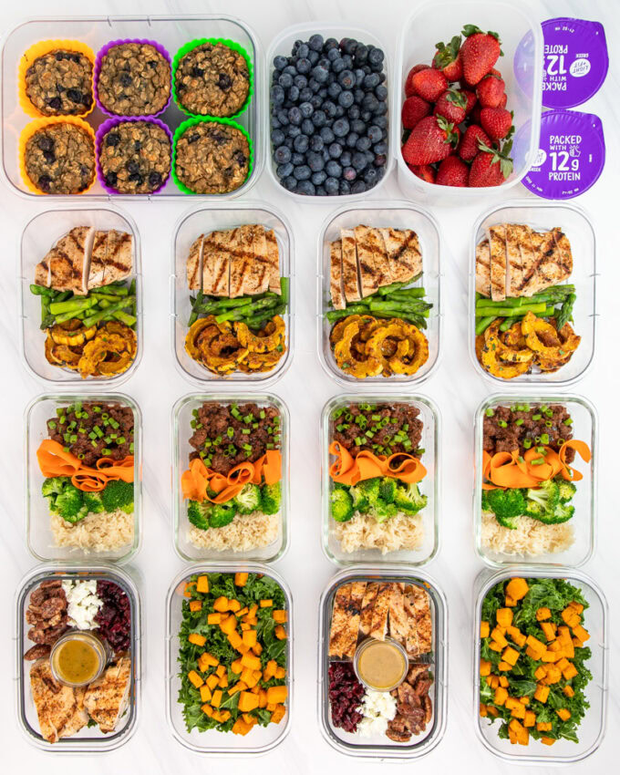 Meal Prep - Week of January 29th, 2023 - Peanut Butter and Fitness