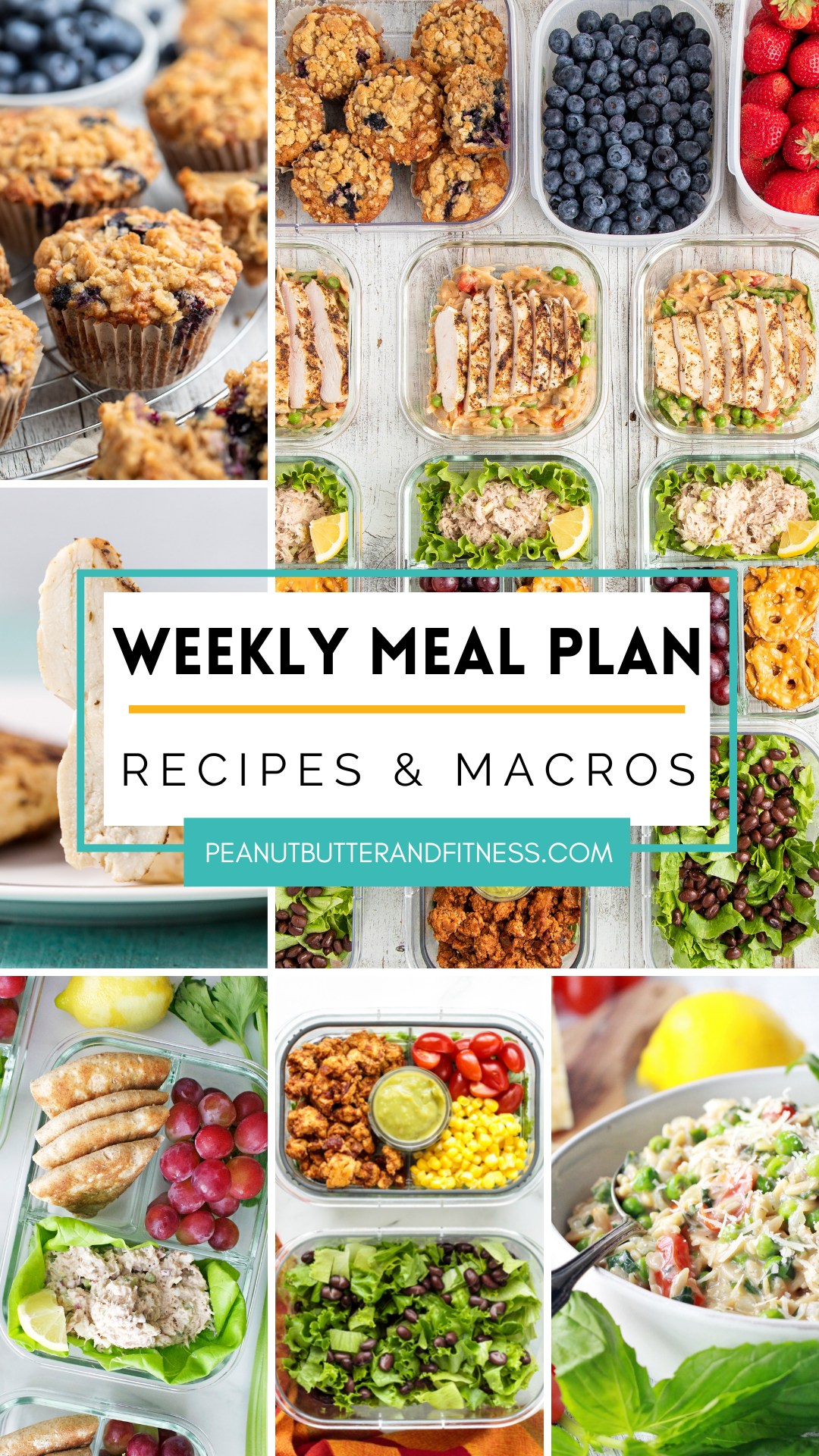 Meal Prep - Week of January 8th, 2023 - Peanut Butter and Fitness