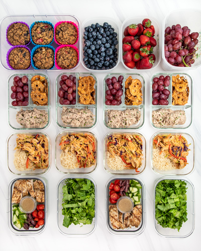 Meal Prep - Week of March 25th, 2019 - Peanut Butter and Fitness