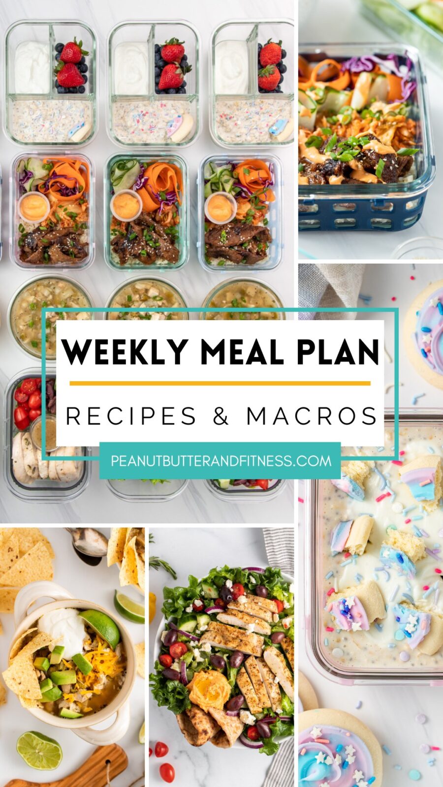 Meal Prep - Week of February 12th, 2023 - Peanut Butter and Fitness