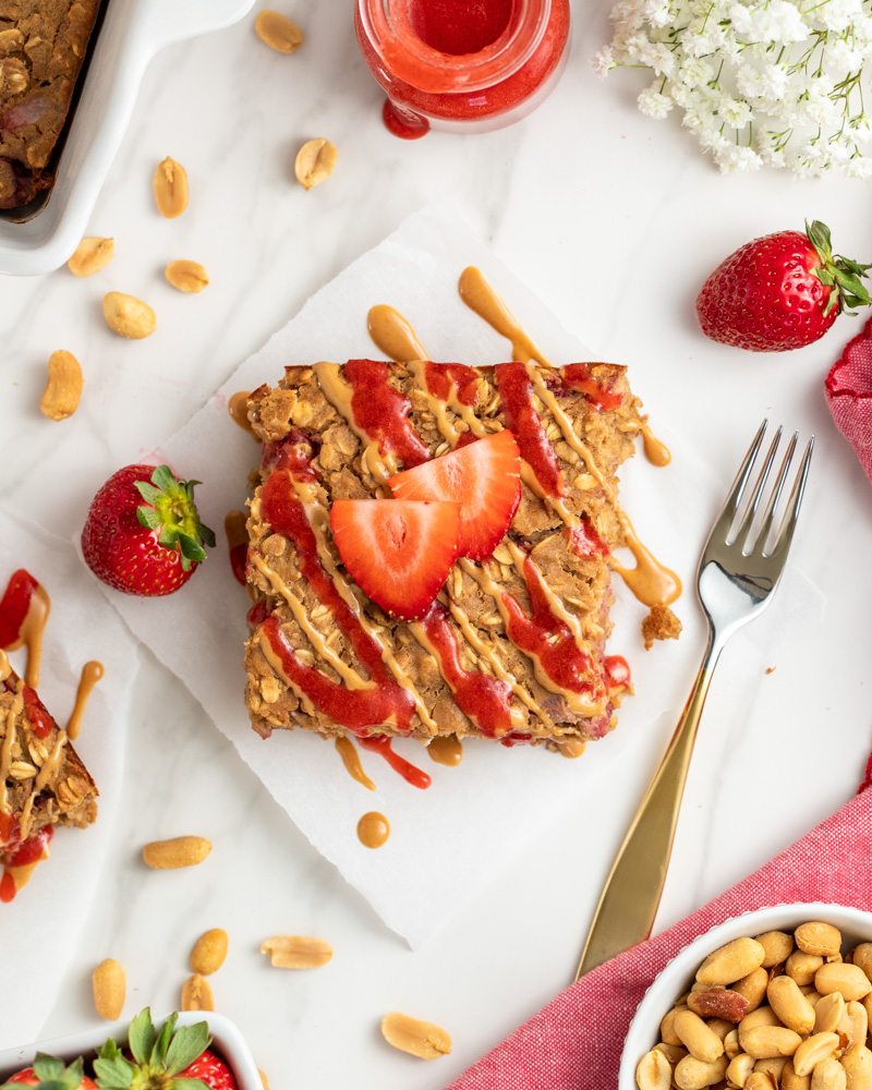 PB&J Baked Oatmeal