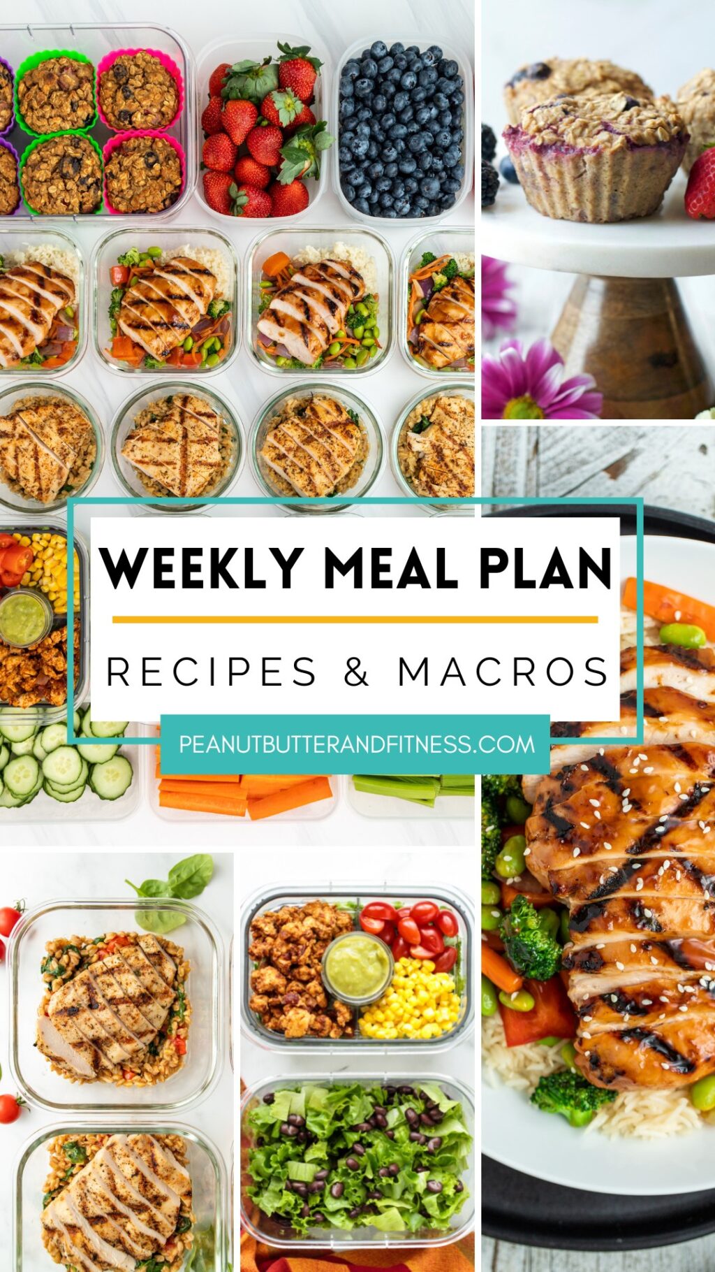 Meal Prep - Week of April 16th, 2023 - Peanut Butter and Fitness