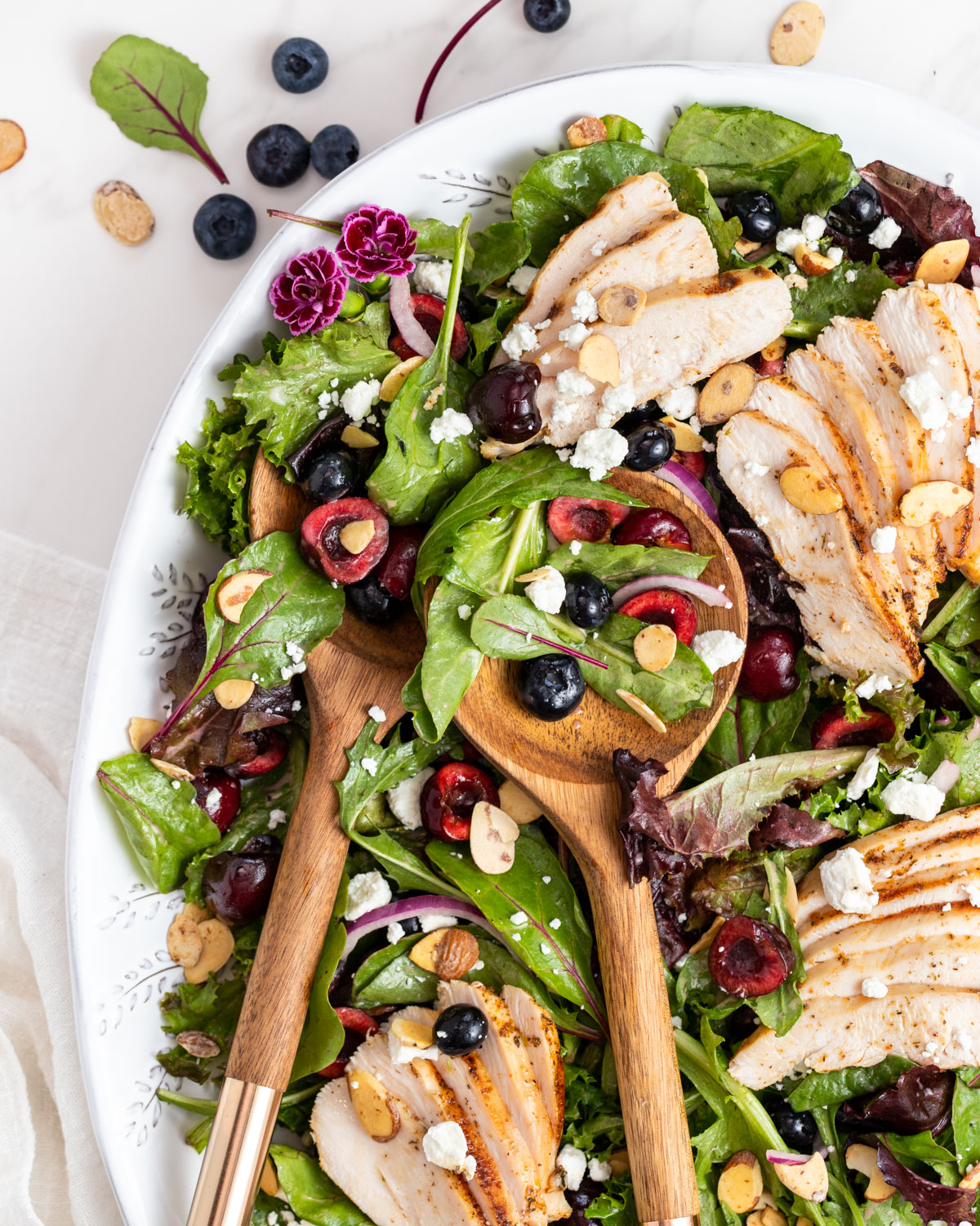 Cherry Berry Summer Chicken Salad