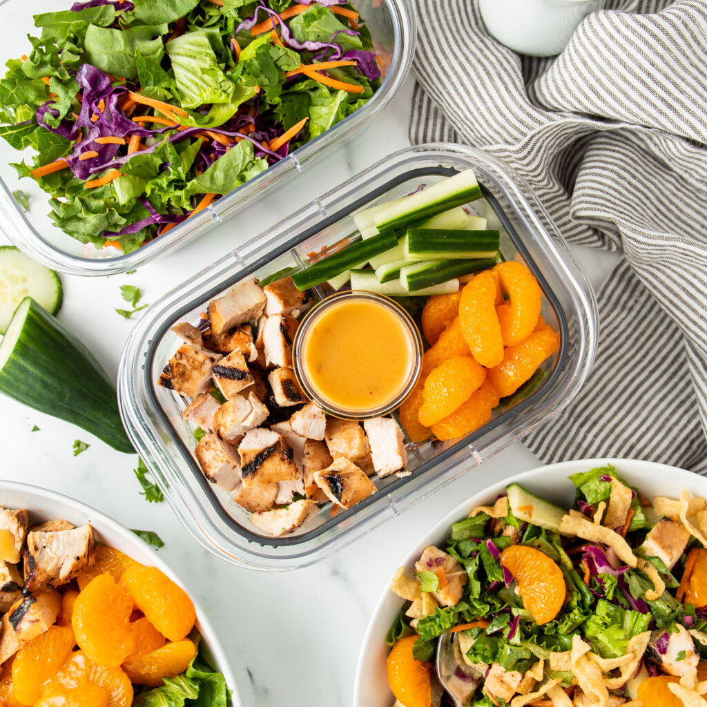 How to Meal Prep Salads that Stay Fresh - Peanut Butter and Fitness