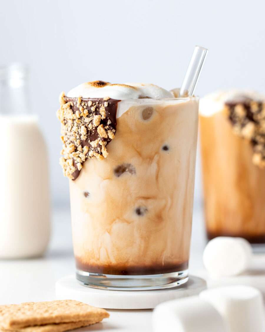 S'mores Iced Latte Peanut Butter and Fitness