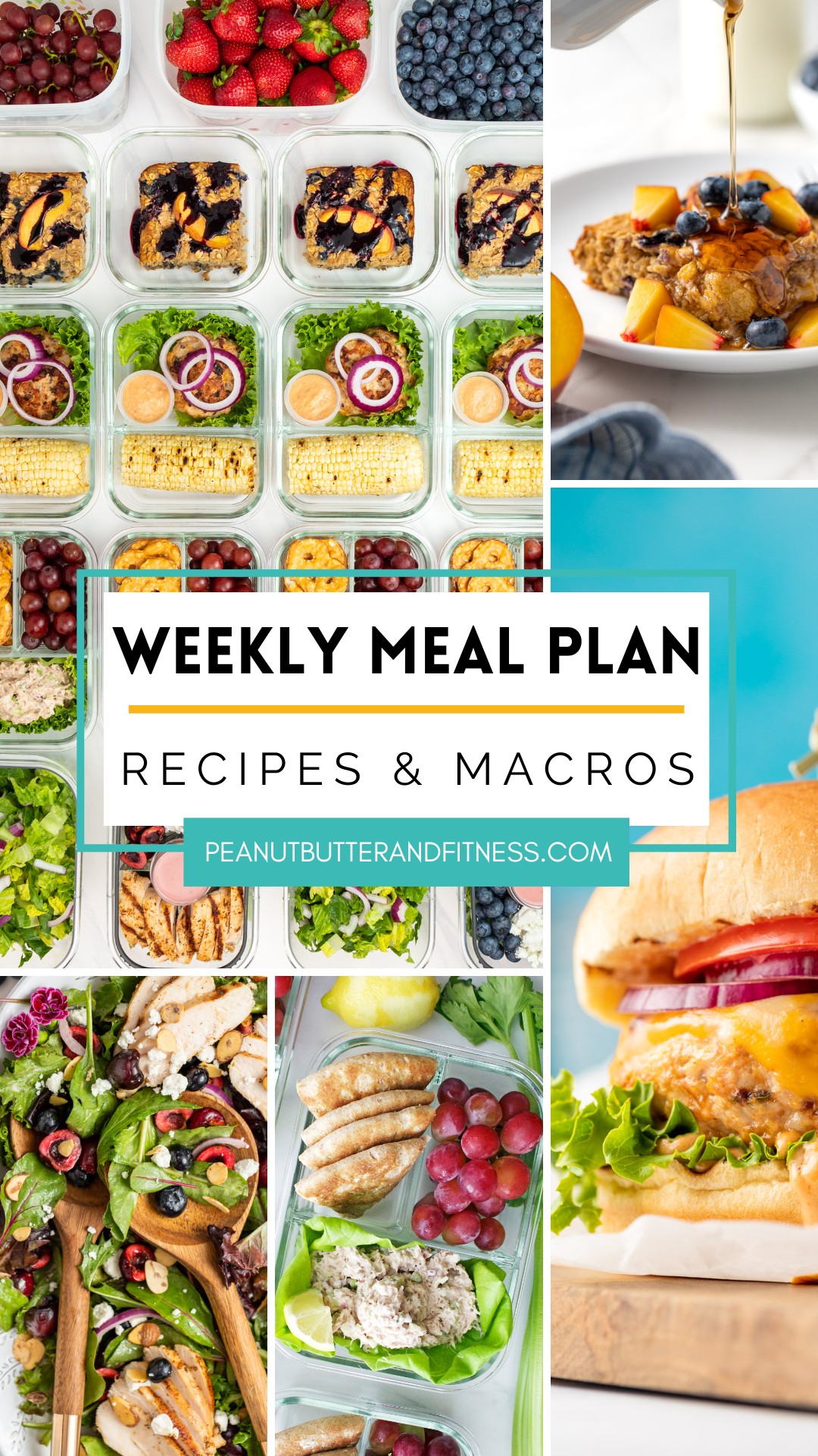 Meal Prep - Week of August 6th, 2023 - Peanut Butter and Fitness