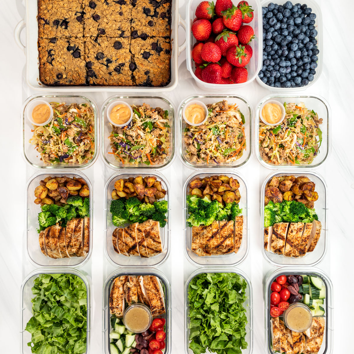 How to Meal Prep Salads that Stay Fresh - Peanut Butter and Fitness