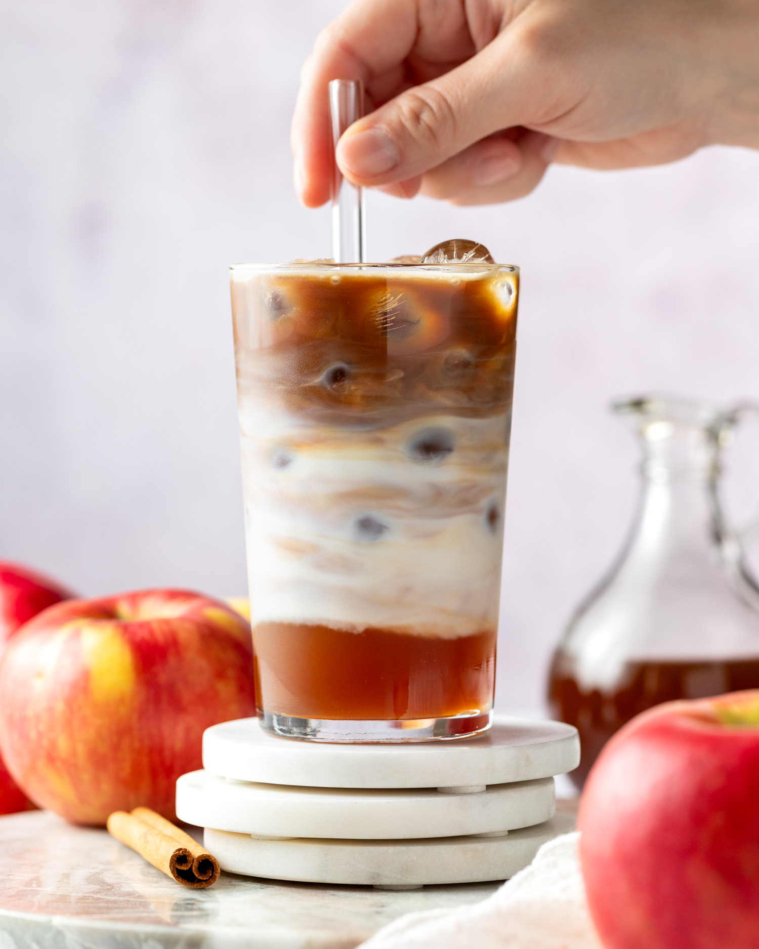 Iced Apple Crisp Macchiato