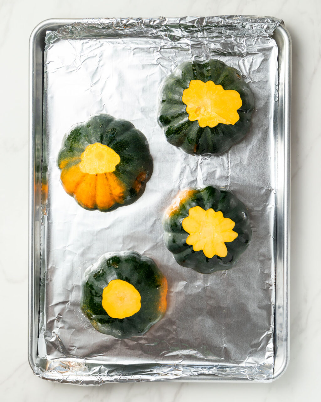 Roasted Acorn Squash with Sage Brown Butter - Peanut Butter and Fitness