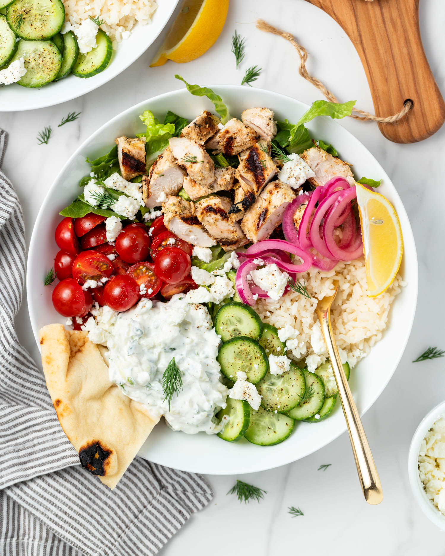 Chicken Tzatziki Bowls