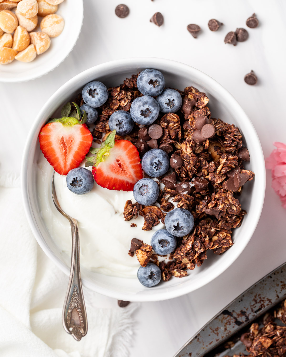 Chocolate Macadamia Nut Granola