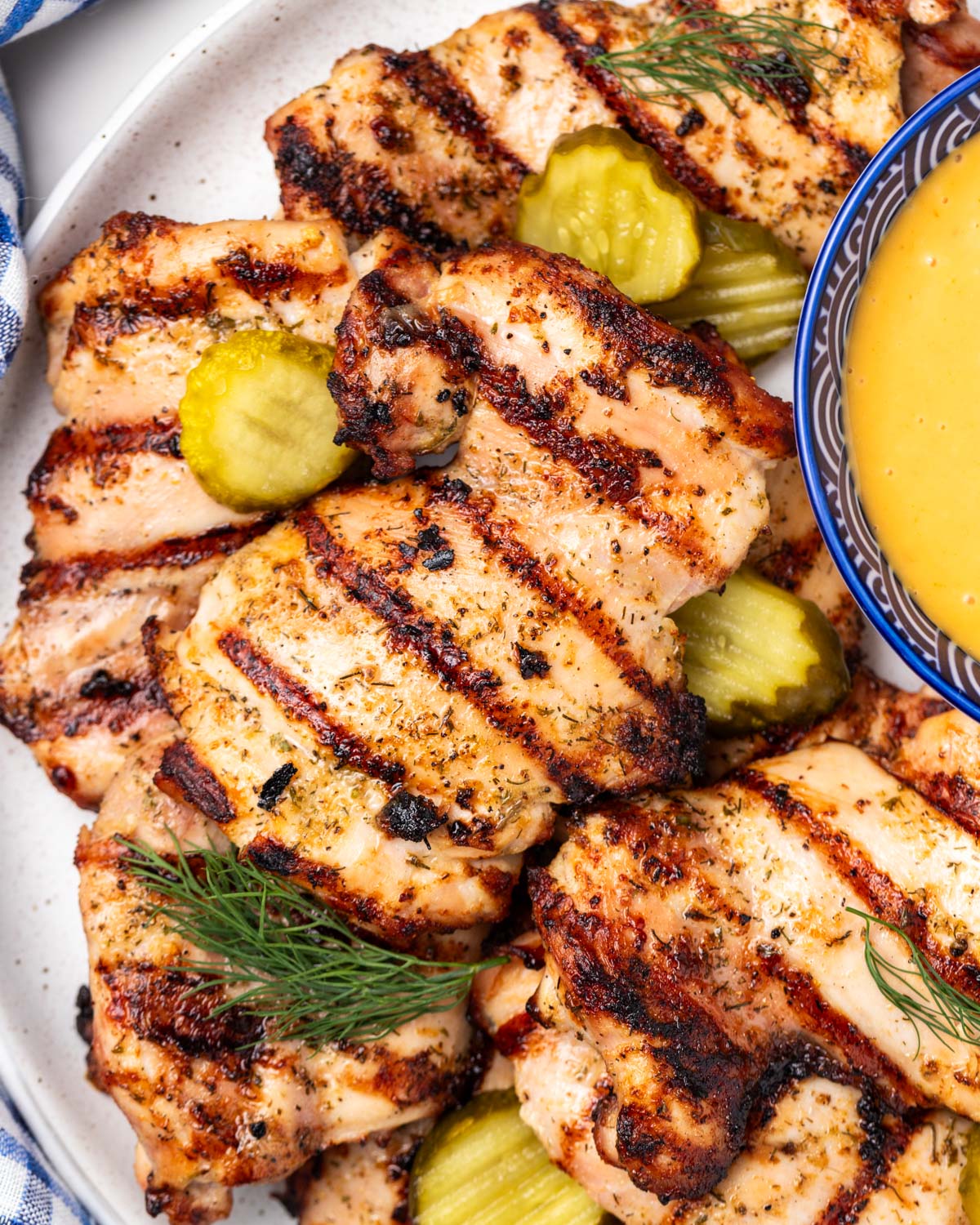 Pickle Brined Chicken Thighs