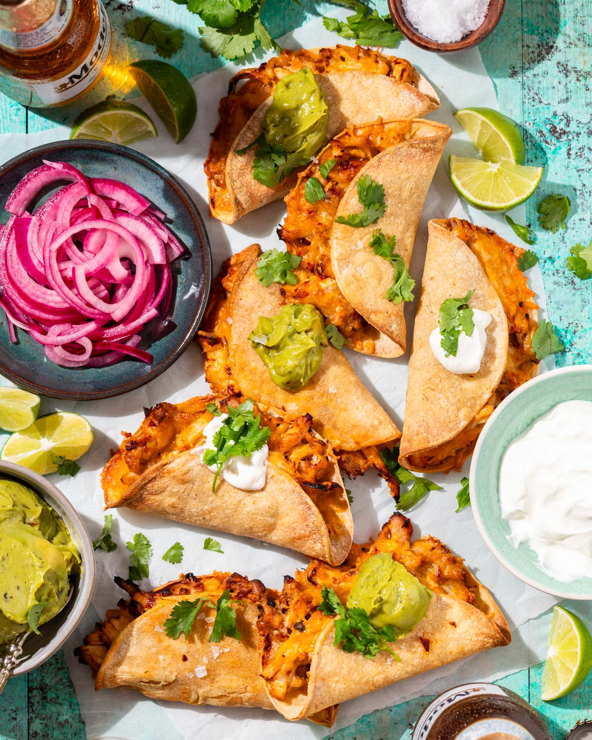 Sheet Pan Crispy Chicken Tacos
