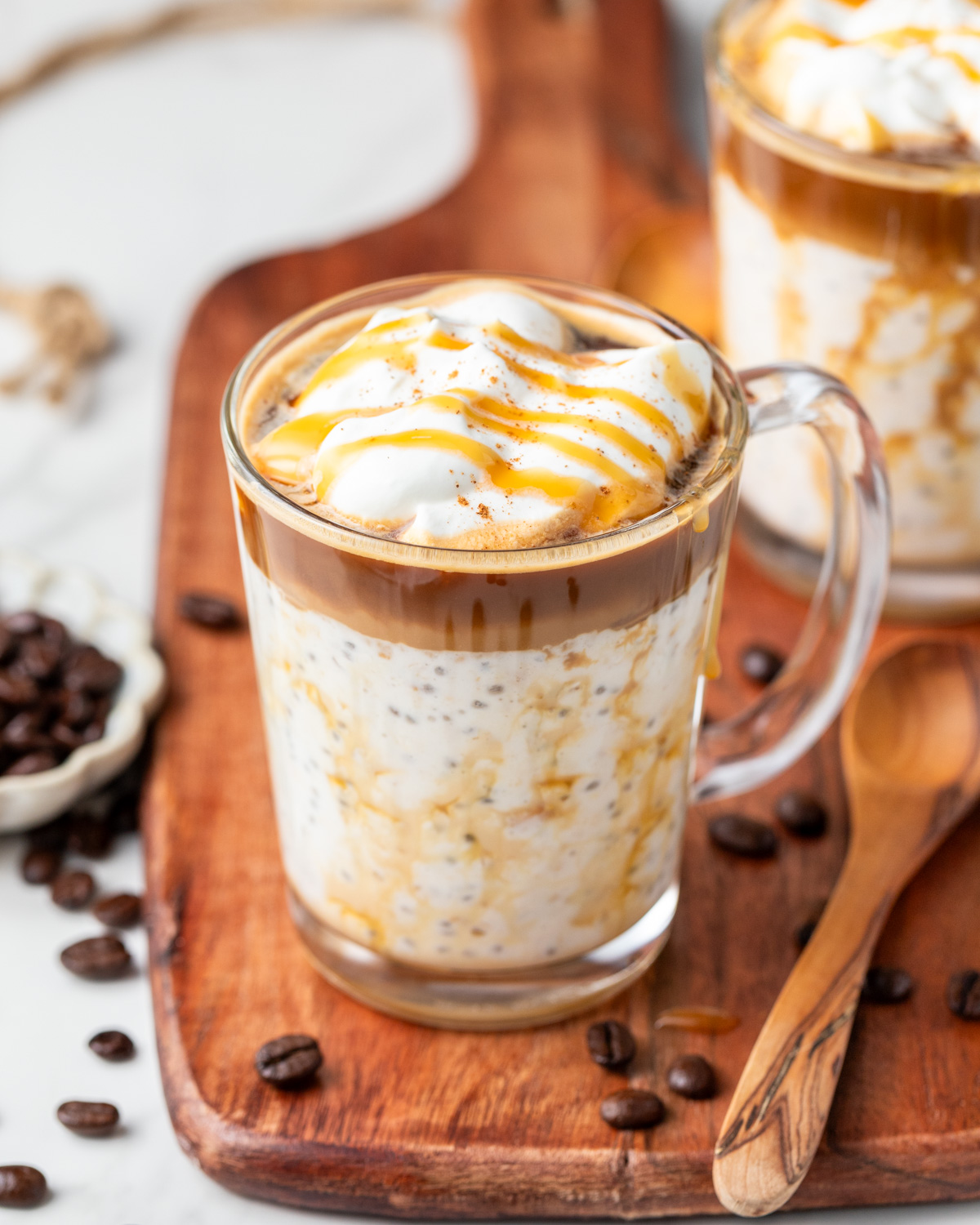 Caramel Macchiato Protein Overnight Oats