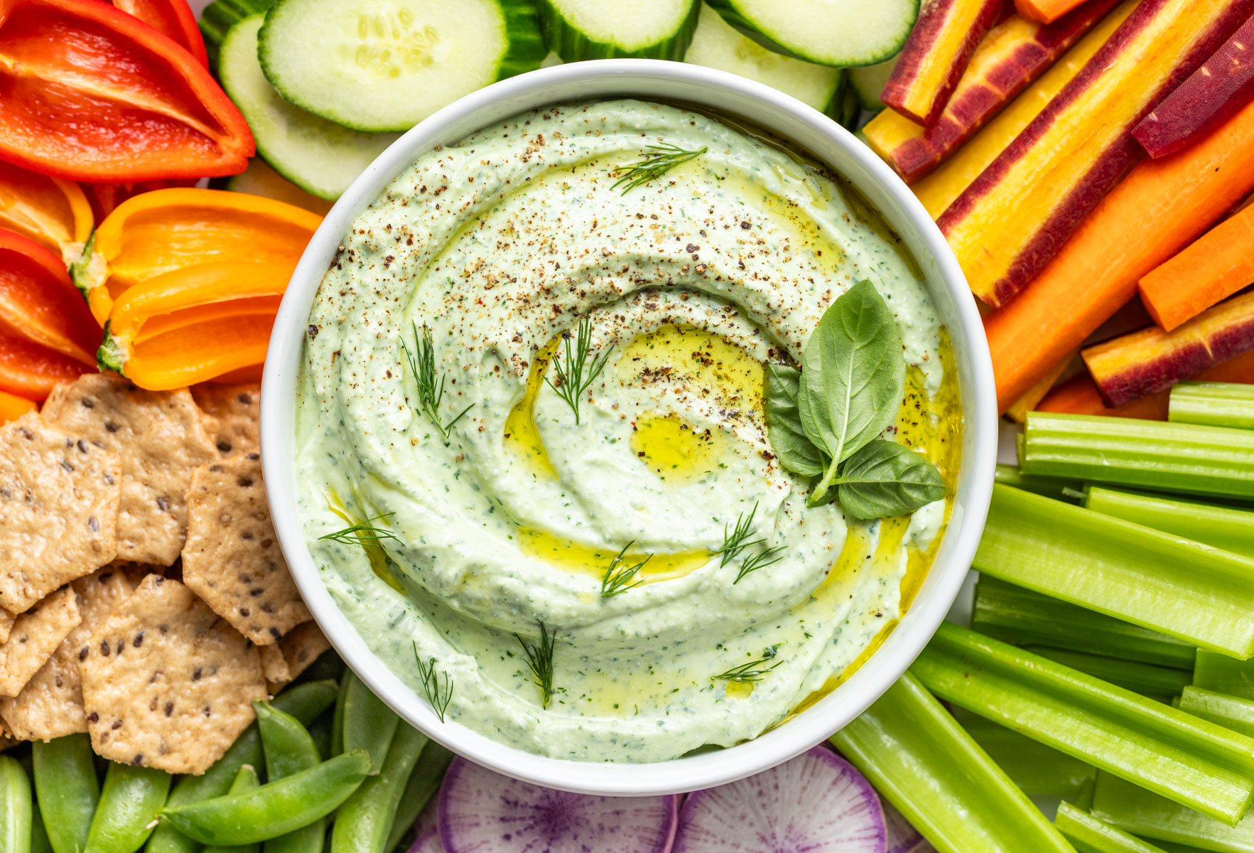 Green Goddess Cottage Cheese Dip