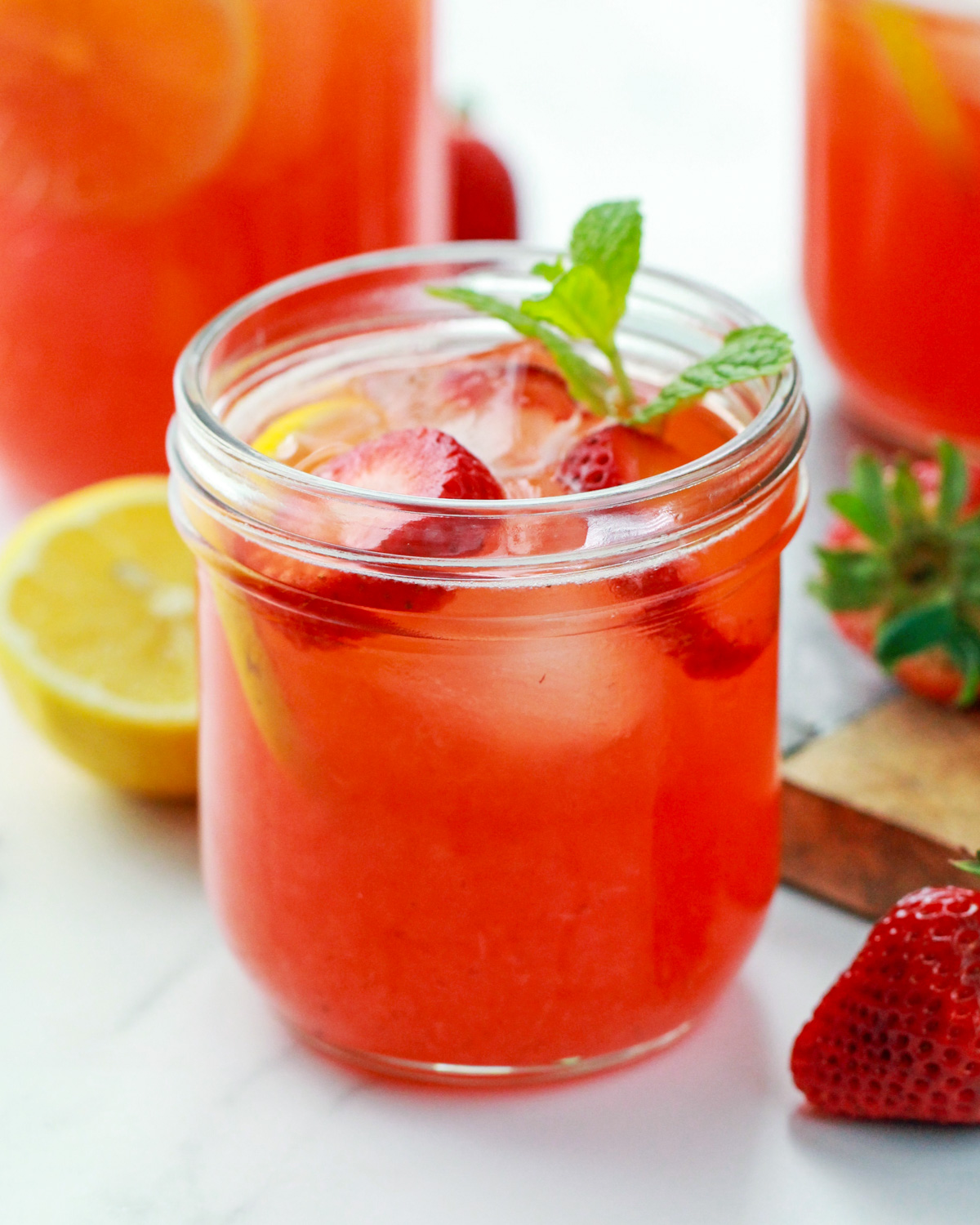 Big Batch Cocktails: Spiked Strawberry Lemonade