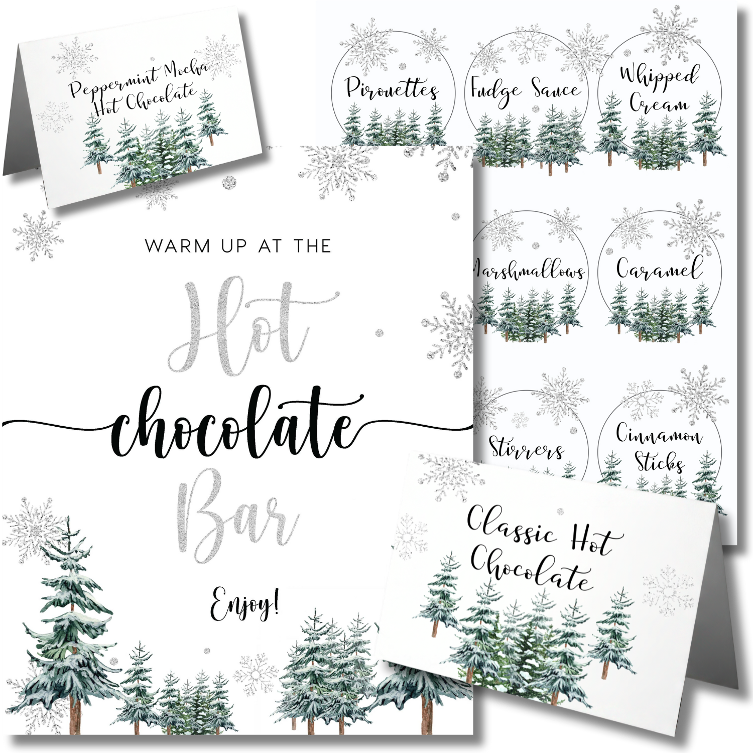 Ultimate Hot Chocolate Bar Printables