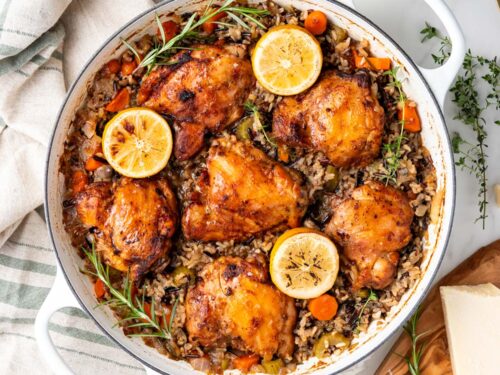 Lemon-Garlic-Chicken-Rice-