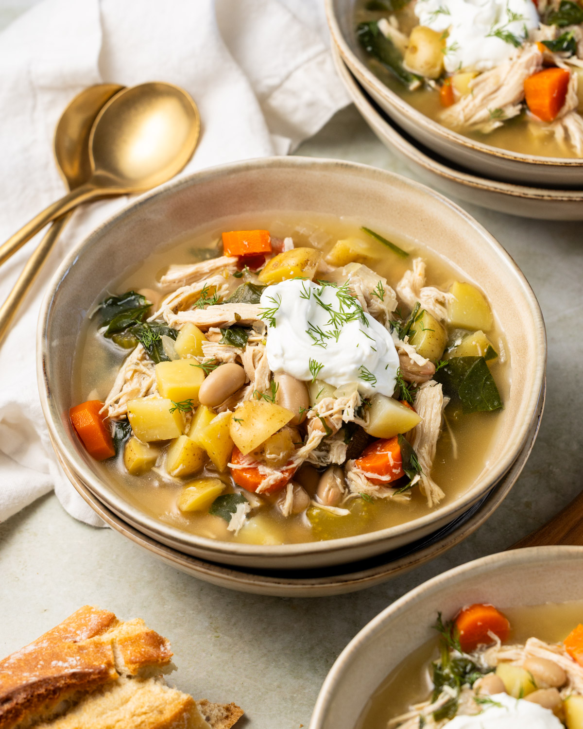 Hearty Slow Cooker Chicken Soup